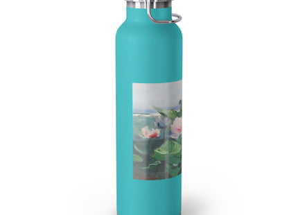 Water Lilies by Karl Hagemeister Copper Vacuum Insulated Bottle, 22oz