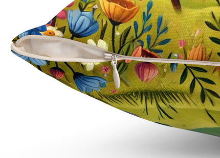 Rabbit Gladiator Spun Polyester Square Pillow