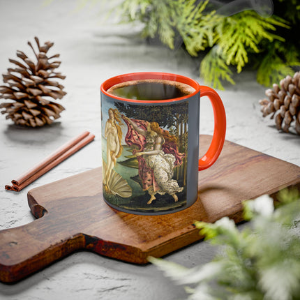 Birth of Venus by Sandro Botticelli Colorful Mugs (11oz, 15oz)