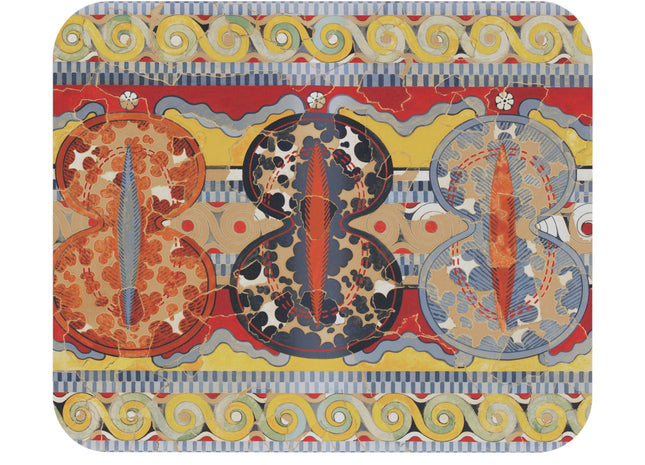 Reproduction of the Shield Frieze by Emile Gilliéron Mouse Pad, Rectangle