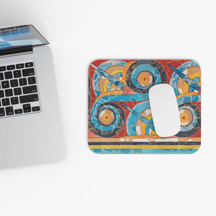 Reproduction of S-Spiral Frieze by Emile Gilliéron Mouse Pad, Rectangle