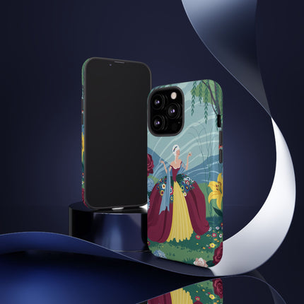 🌹🌿 The Willow Garden Promenade Phone Case – Art Deco Floral Elegance