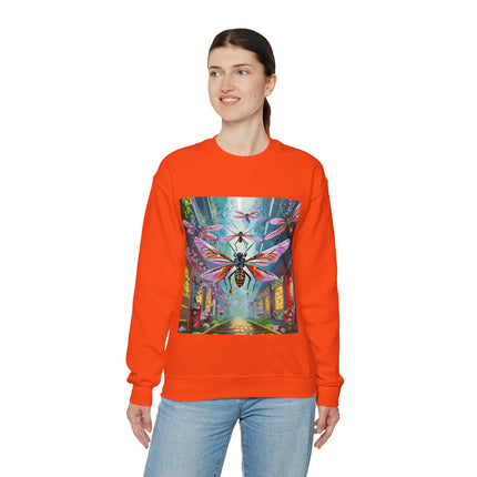 Neon Swarm Unisex Heavy Blend™ Crewneck Sweatshirt