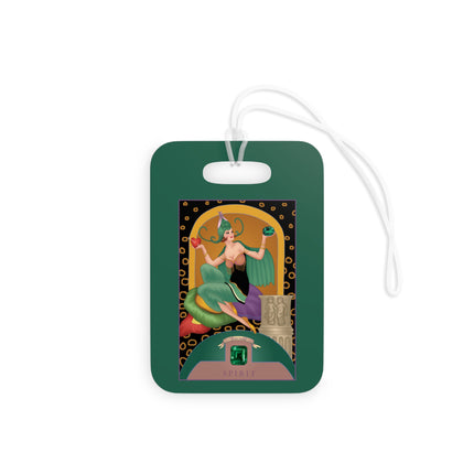 May & Emerald (from the Gem Series) by Sofia Chiostri Luggage Tags - Rectangle & Round