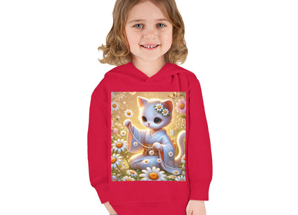 Daisy Chain Whimsy Toddler Pullover Fleece Hoodie