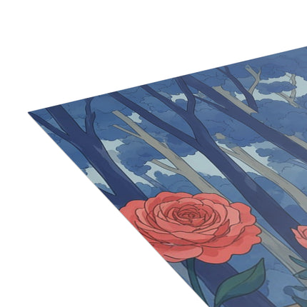 🎭🌸 The Harlequin Garden Gathering Greeting Card – Art Deco Masquerade Elegance