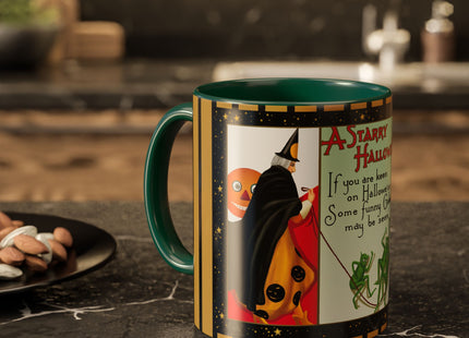 A Starry Halloween Colorful Mugs (11oz, 15oz)