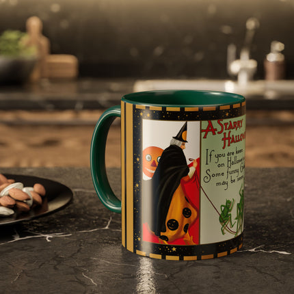 A Starry Halloween Colorful Mugs (11oz, 15oz)