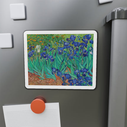 Irises by Vincent Van Gogh Die-Cut Magnets (5 Sizes)