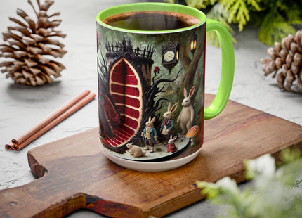 Malice in Wonderland – Gothic Halloween Colorful Mugs (11oz, 15oz)
