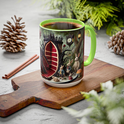 Malice in Wonderland – Gothic Halloween Colorful Mugs (11oz, 15oz)