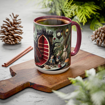 Malice in Wonderland – Gothic Halloween Colorful Mugs (11oz, 15oz)