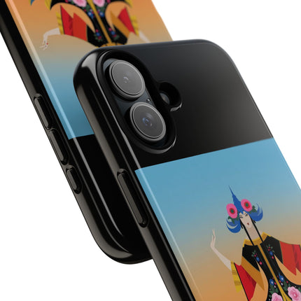 Colorful Dancer Phone Case – Vibrant Grace & Cultural Elegance