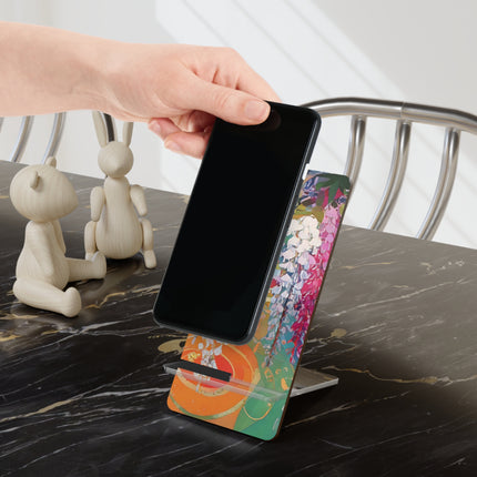 Golden Wisteria Elegance Mobile Display Stand for Smartphones