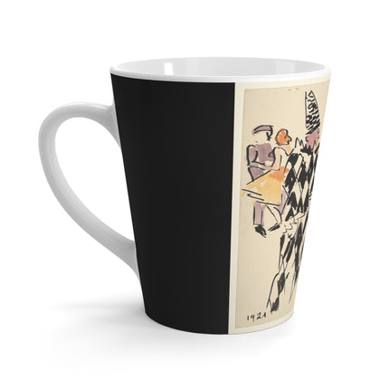 Artists’ Ball, Harlequin and Dancers by Joaquin Torres-Garcia Latte Mug