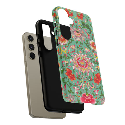 Colorful Floral Pattern by Owen Jones Phone Cases