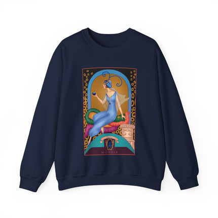 September & Sapphire (from the Gem Series) by Sofia Chiostri Heavy Blend™ Crewneck Sweatshirt