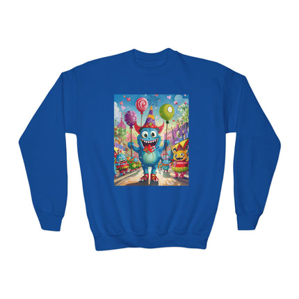 Monster Parade Madness Youth Crewneck Sweatshirt