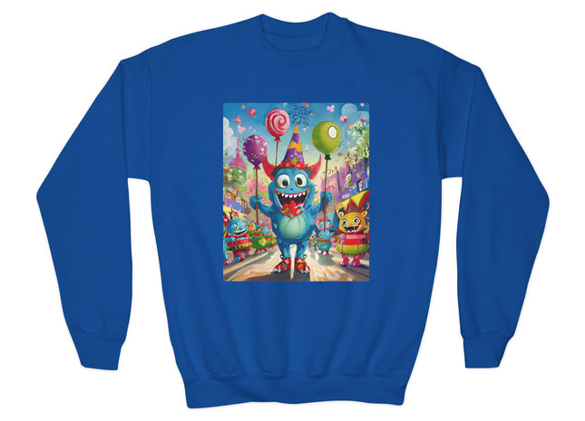 Monster Parade Madness Youth Crewneck Sweatshirt