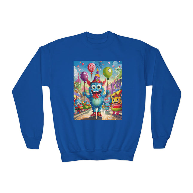 Monster Parade Madness Youth Crewneck Sweatshirt