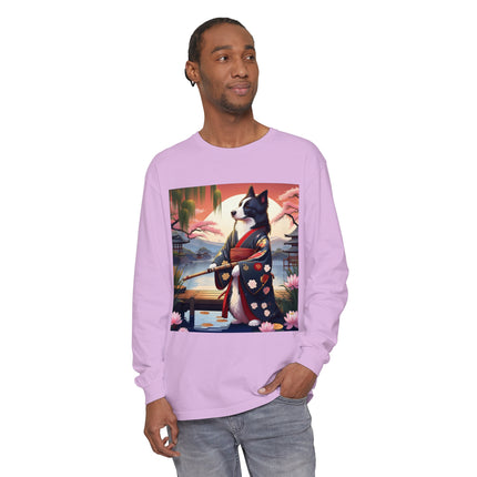 Border Collie Warrior Long Sleeve T-Shirt