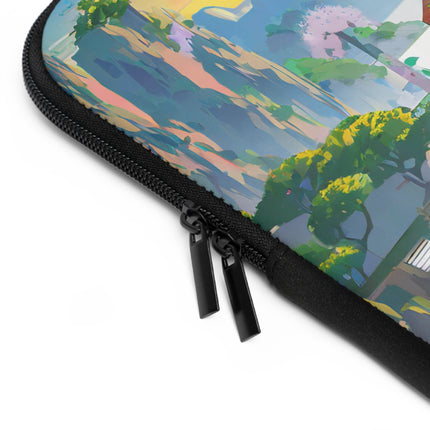 Cyberpunk Samurai Owl Laptop Sleeve
