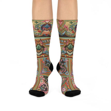 L'Ornement Polychrome by Albert Racine Cushioned Crew Socks