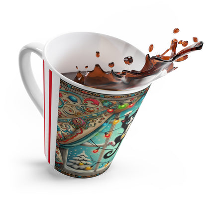 Mischief in Tinselland Latte Mug