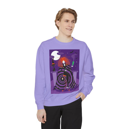 Mystic Elegance Unisex Garment-Dyed Sweatshirt