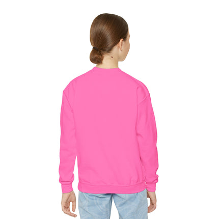 Whimsical Halloween Mischief Youth Crewneck Sweatshirt
