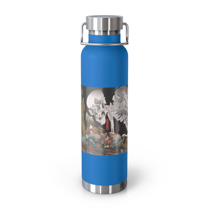 Mitsukuni Defying the Skeleton Spectre by Utagawa Kuniyoshi Copper Vacuum Insulated Bottle, 22oz