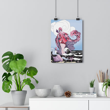 Goddess of the Swirling Sea Giclée Art Print