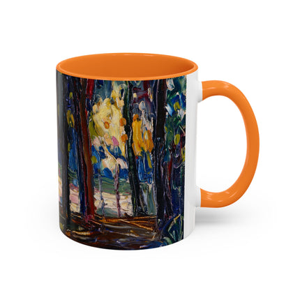 In the Park of St. Cloud by Wassily Kandinsky Colorful Mugs (11oz, 15oz)