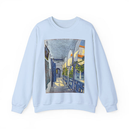 Gallery of a Moroccan Riad by George Gaudion Heavy Blend™ Crewneck Sweatshirt