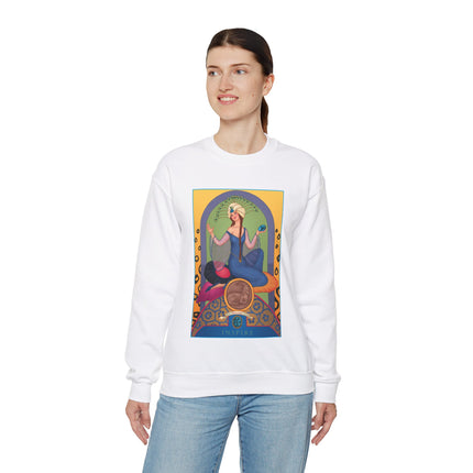 December & Tanzanite (from the Gem Series) by Sofia Chiostri Heavy Blend™ Crewneck Sweatshirt