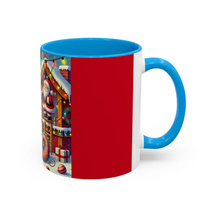 Playful Dragon's Christmas Colorful Mugs (11oz, 15oz)
