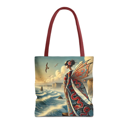 The Coastal Fairy Tote Bag – Serene Grace & Oceanic Magic
