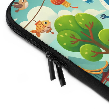 Rolling Along Together Laptop Sleeve – Friendship, Fun & Playful Adventure