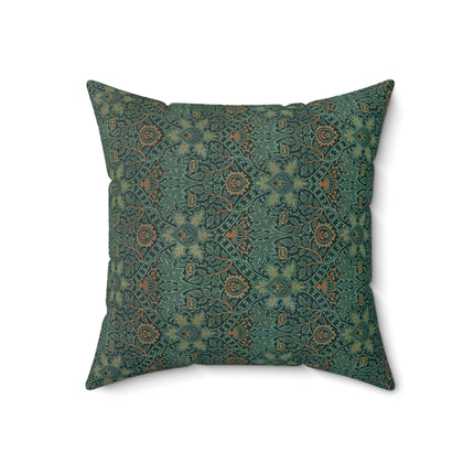 Ispahan Pattern by William Morris Spun Polyester Square Pillow