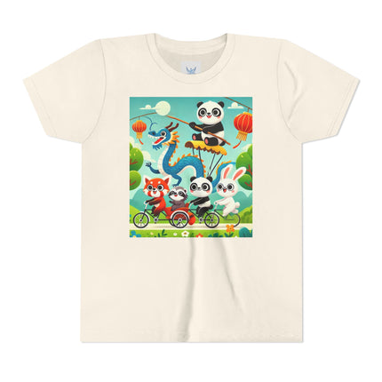 Rolling Along Together Youth Short Sleeve Tee