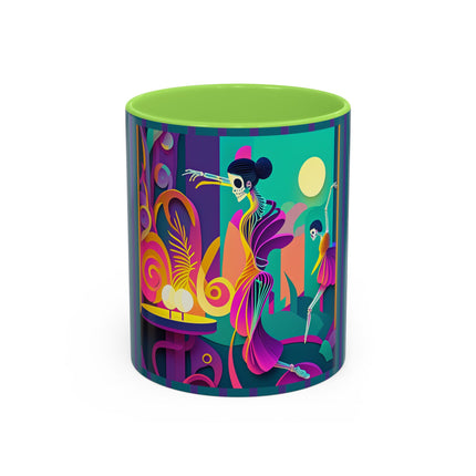 Dance of the Skeleton Ballerinas Colorful Mugs (11oz, 15oz)