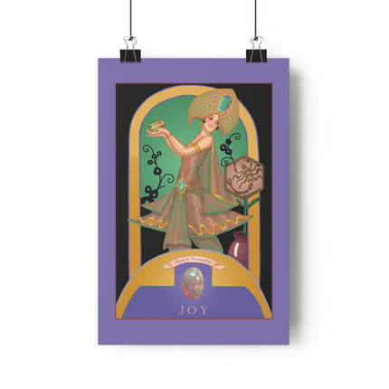October & Opal, Tourmaline (from the Gem Series) by Sofia Chiostri Giclée Art Print