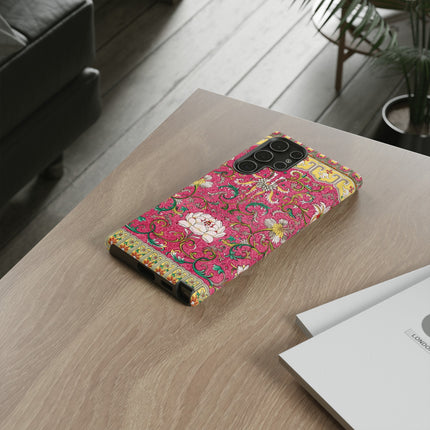 Pink Floral Pattern by Owen Jones Phone Cases
