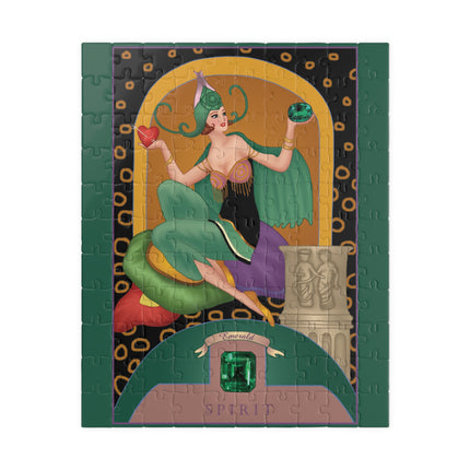 May & Emerald (from the Gem Series) by Sofia Chiostri Puzzle (110, 252, 500-piece)