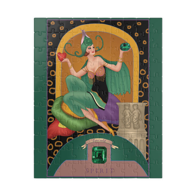 May & Emerald (from the Gem Series) by Sofia Chiostri Puzzle (110, 252, 500-piece)