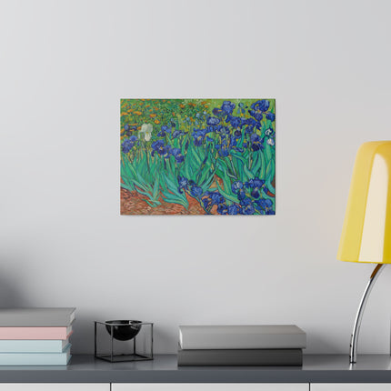 Irises by Vincent Van Gogh Matte Canvas, Stretched, 0.75"