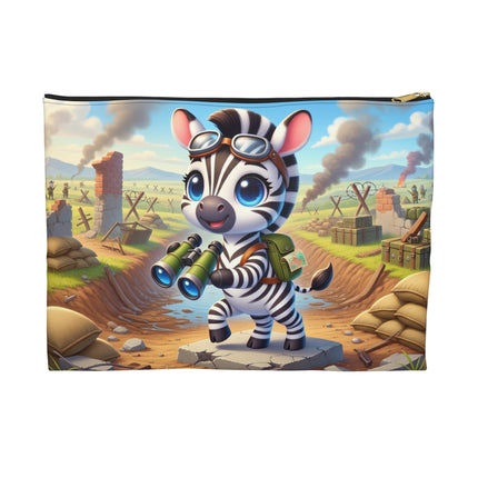Zebra Lookout Accessory Pouch – Curious Explorer & Safari Spirit