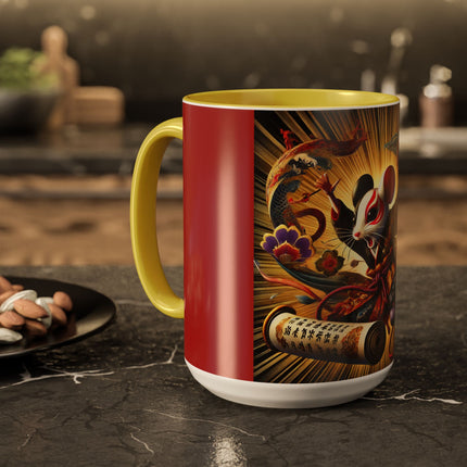 Theatrical Mouse on a Mission Colorful Mugs (11oz, 15oz)