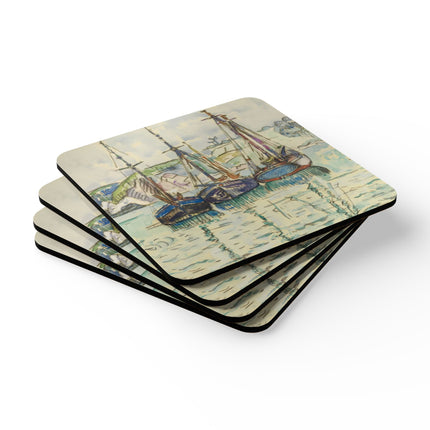 Le Trieux Paul Signac Corkwood Coaster Set
