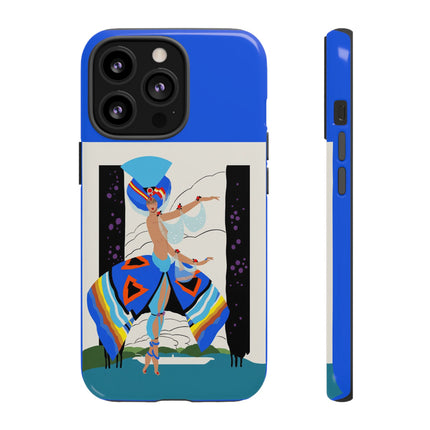 Exotic Dancer Phone Case – Vibrant Performance & Art Deco Flair